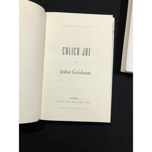 John Grisham Hardcover Book Lot of 7 Ford County Playing for Pizza Calico Joe Th - Picture 7 of 16